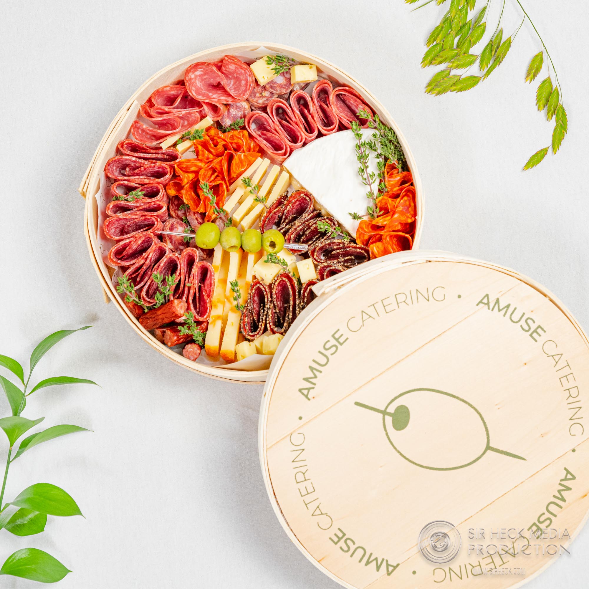 Artisan meats and cheeses