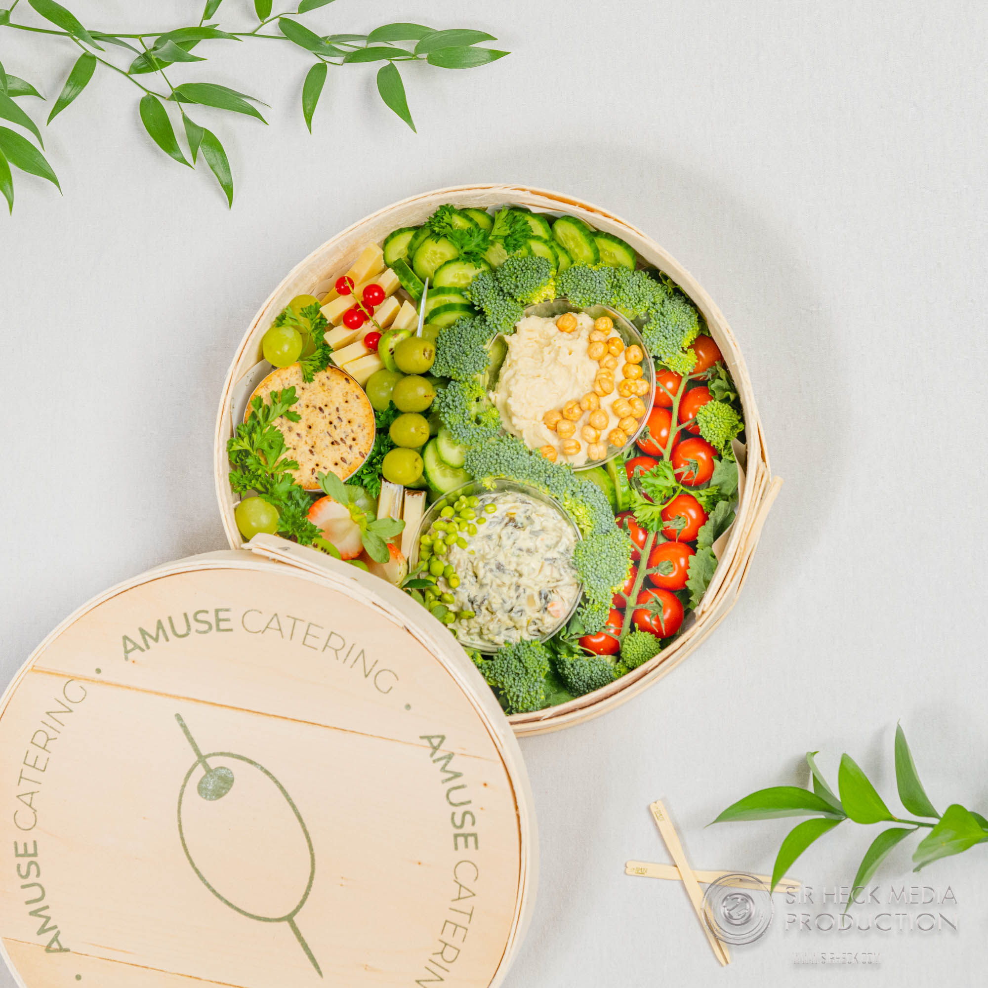 Vegetarian charcuterie box
