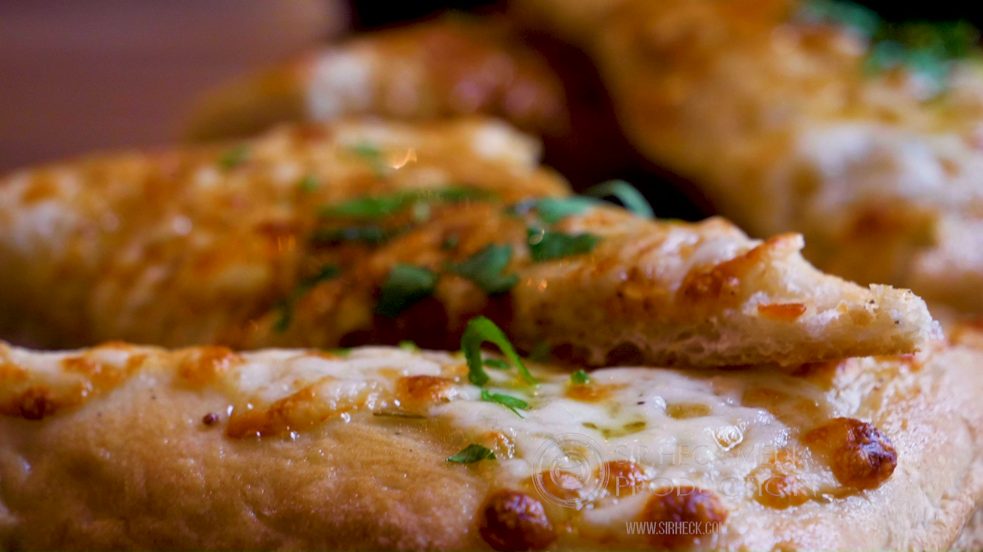 Artisan toasted flatbread and dip