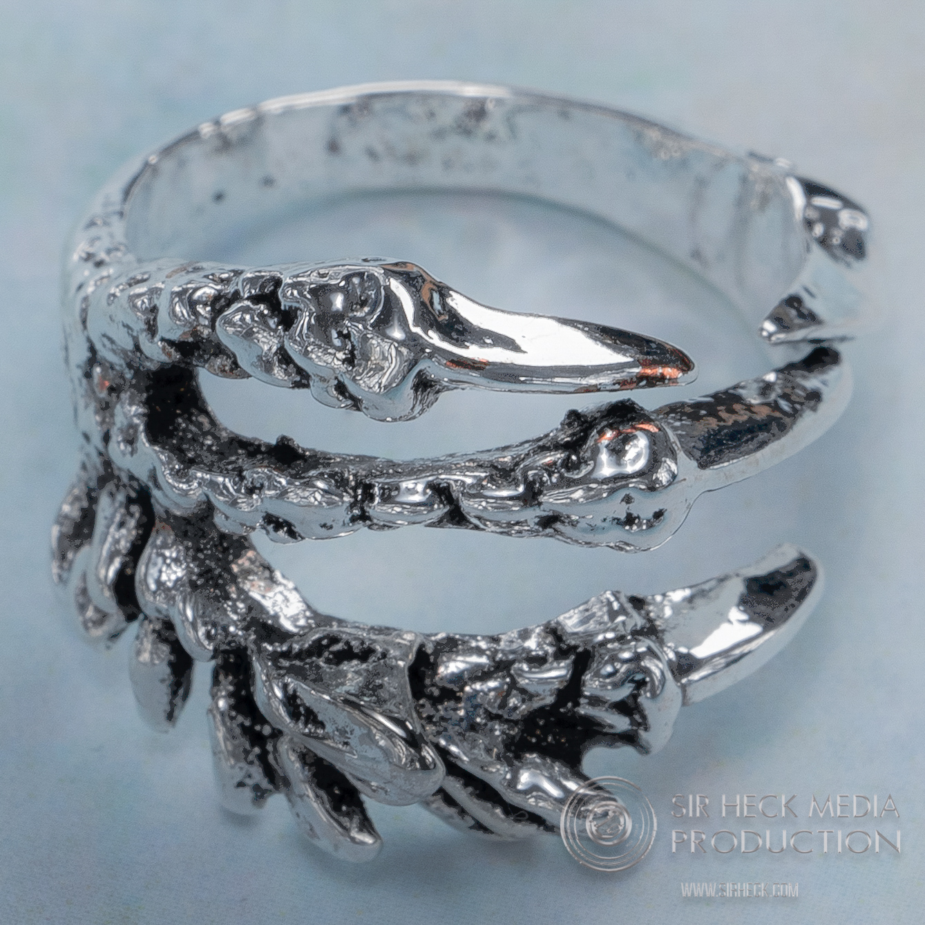Macro photography — Eternity band faceted reflection