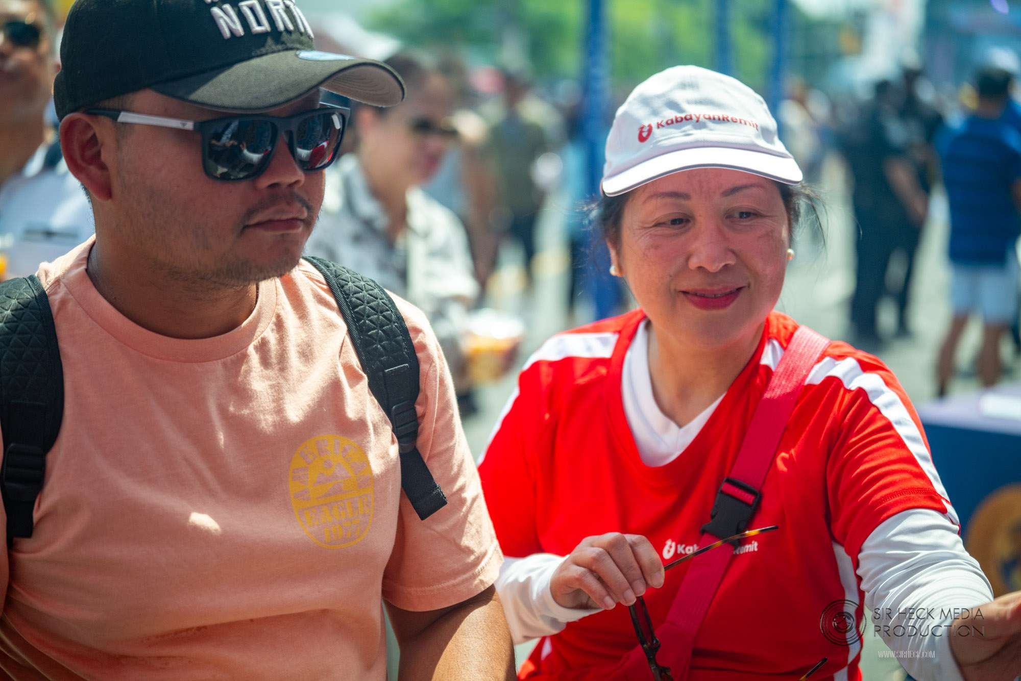 Community celebration and festival smiles