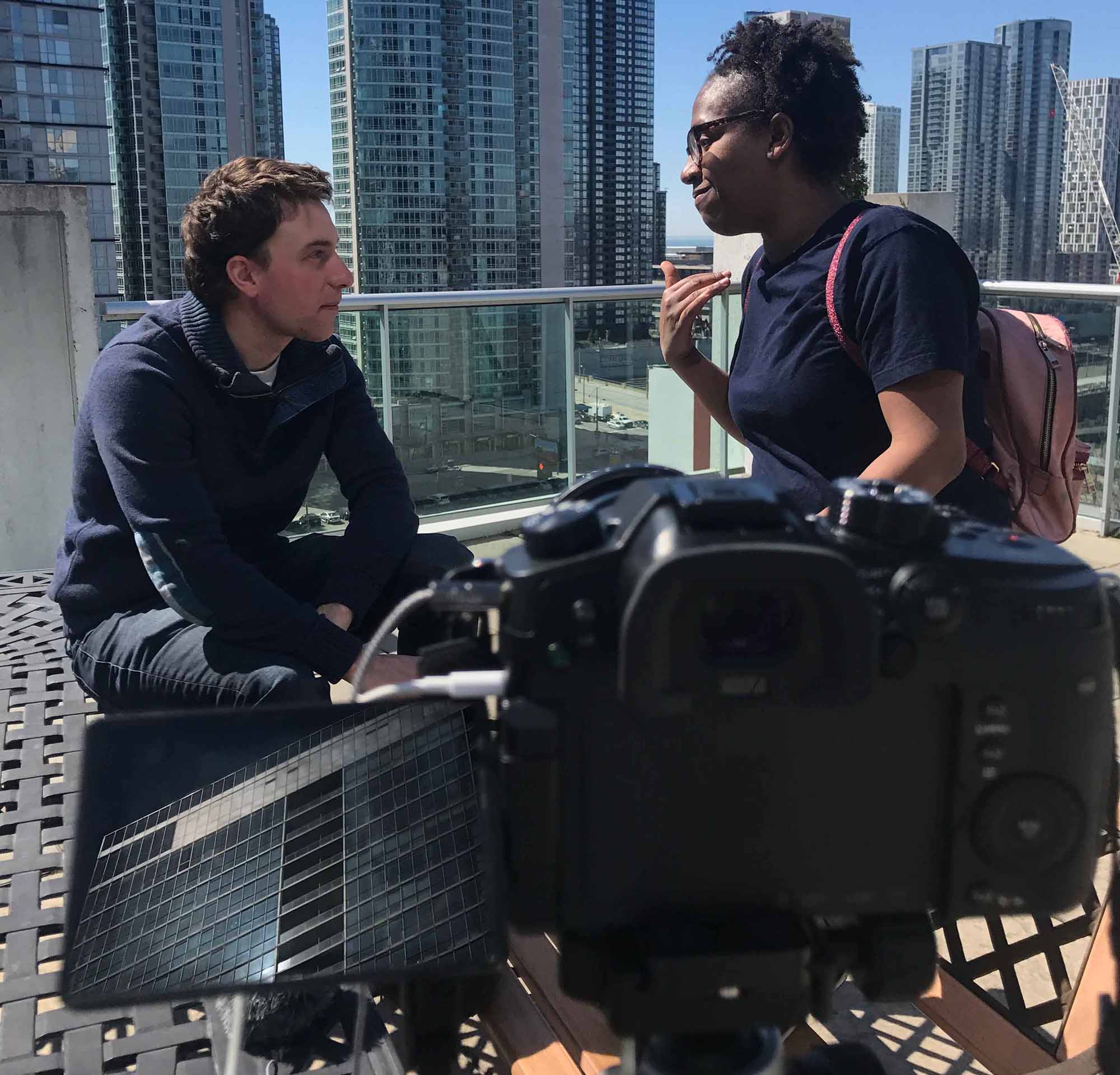 Film directing and camera training
